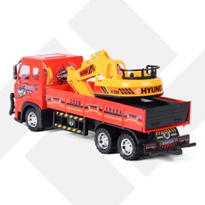 1062c TabanToys.com کامیون حمل بیل مکانیکی
