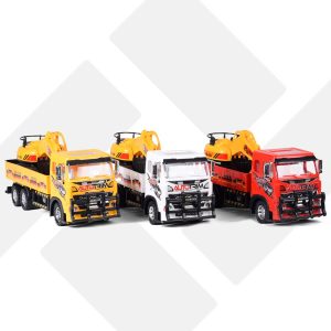 1062f TabanToys.com کامیون حمل بیل مکانیکی
