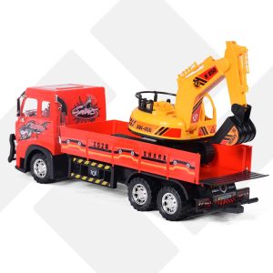 1062g TabanToys.com کامیون حمل بیل مکانیکی