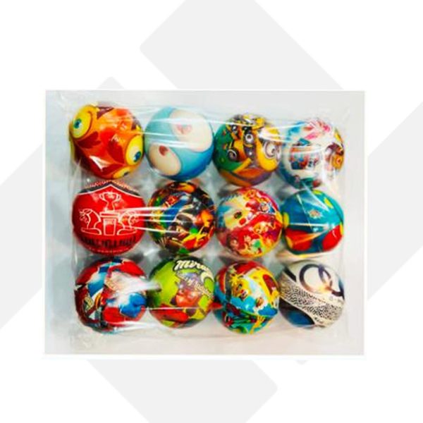 توپ اسفنجی 8 سانتی طرح کارتنی جور (12)(240)