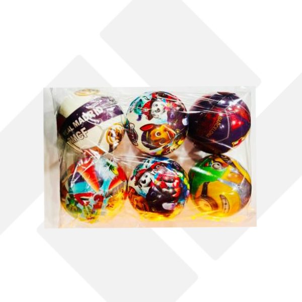 توپ اسفنجی 12 سانتی طرح کارتنی جور (6)(60)