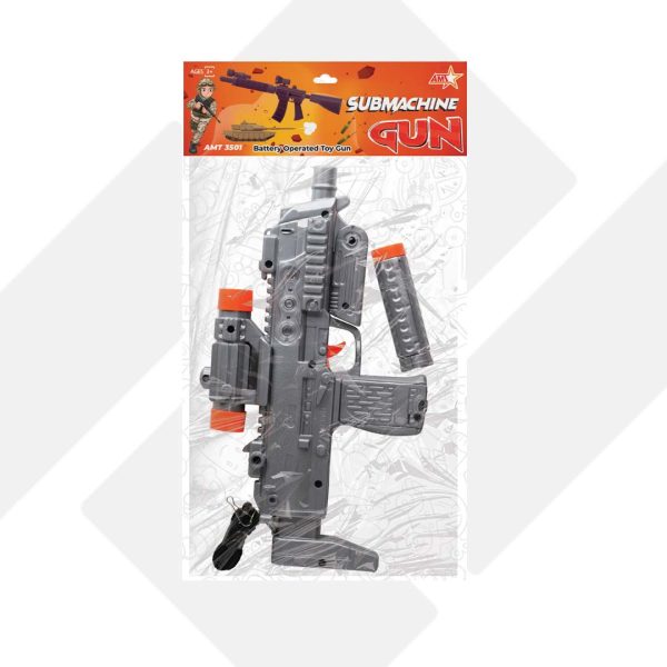 تفنگ یوزی باطری خور 3501 سلفونی آوا (60)