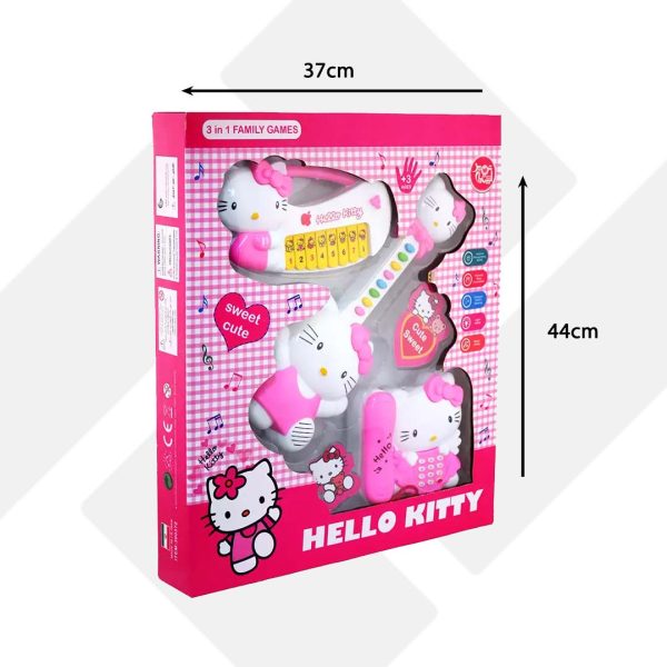 ست 3تکه گیتار و ارگ و تلفن کیتی 300372 اسپادان (24)