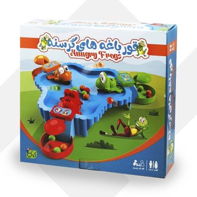 قورباغه گرسنه 3 نفره فرفره های رنگی (12)