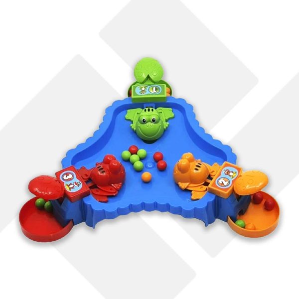 قورباغه گرسنه 3 نفره فرفره های رنگی