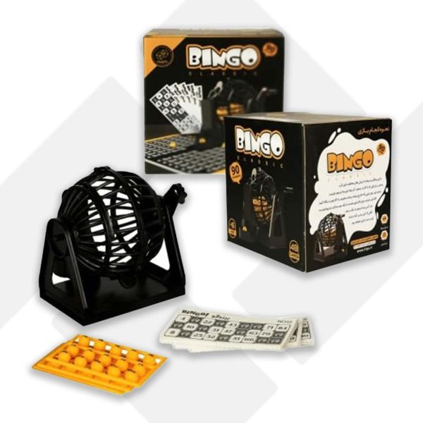 بینگو دبرنا جعبه ای فرفره های رنگی