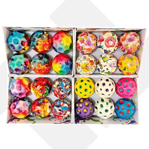 توپ پرشی بزرگ (9سانتی) طرح جور (6)(120)