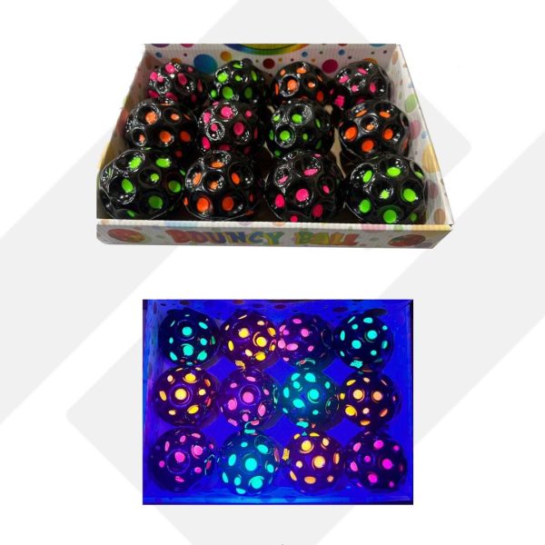 توپ پرشی شب تاب متوسط 7سانت (12)(264)